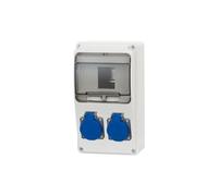 LAGO Quadro elettrico 6M prese 2x230V/6 moduli F3.0271