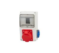 LAGO Quadro elettrico 6M prese 32A 5p, 230V/6 moduli F3.0277
