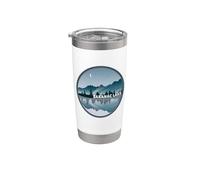 Lago Saranac, New York Bicchiere termico in acciaio inox doppia parete