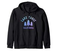 Lago Tahoe California Nature Lover souvenir vintage Felpa con Cappuccio