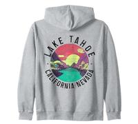 Lago Tahoe California Nevada Natura amante souvenir vintage Felpa con Cappuccio