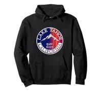 Lago Tahoe Sci Inverno Souvenir Viaggi Sci California Felpa con Cappuccio