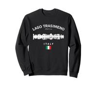 Lago Trasimeno Italia Umbria Lago Trasimeno Bandiera Italiana Felpa