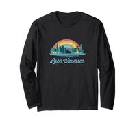 Lago Wawasee - souvenir Rainbow Lake Maglia a Manica