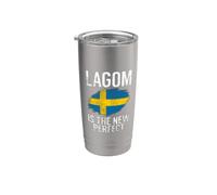 Lagom è la nuova Svezia perfetta Bicchiere termico in acciaio inox doppia parete