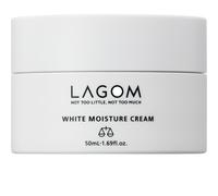 Lagom White Moisture Cream, Crema idratante e illuminante per pelle opaca e irregolare