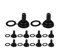 Lagomloot 10 tappi e cappuccio da 6 mm/12 mm per interruttore a levetta