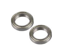 Lagomloot 2 cuscinetti per bici 6803 ZZ, 17 x 26 x 5 mm, sezione sottile, in acciaio, cuscinetti sigillati per mountain bike da strada, parti di ricambio per movimento centrale del mozzo 61803 ZZ