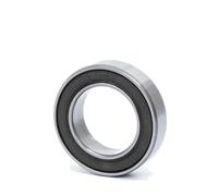 Lagomloot 2 cuscinetti per mozzo per bicicletta, 17287-2RS, in acciaio inox, sigillati, 17 x 28 x 7 mm, per ruota anteriore e posteriore, parti di ricambio MR17287, colore argento