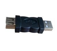 Lagomloot Adattatore da Firewire a USB 1394 6P femmina a interfaccia USB 2.0 per videocamere, stampanti, PDA, dati, design compatto, nero