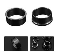 Lagomloot Adattatore per movimento centrale bici, distanziatore in lega di alluminio per SRAM per conversione GXP da 24 mm a 22 mm, nero