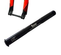 Lagomloot Asse forcella anteriore per bici, 100 mm x 15 mm, in lega di alluminio, compatibile con Rockshox Reba/Pike/Revelation Series, nero