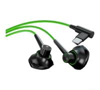 Lagomloot Auricolari da gioco cablati con microfono per PS5 per Xbox Switch PC Mobile - Isolamento acustico Monitor in-ear ad alta risoluzione suono spaziale cavo 1,2 m (A)