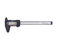Lagomloot Calibro digitale a corsoio, 0-150 mm, in acciaio inox, con display LCD, strumento di misurazione preciso per riparazione bici