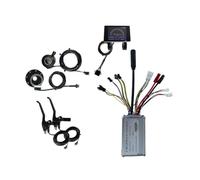 Lagomloot Controller per bici elettrica 36 V/48 V 250 W, display LCD M6 con 8 Leve freno acceleratore PAS kit di conversione per bici elettrica