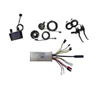 Lagomloot Controller per bici elettrica 36 V/48 V 500 W, kit display LCD M6 con leve acceleratore e freno, set di conversione impermeabile per bici elettrica