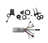 Lagomloot Controller per bici elettrica 36 V/48 V 500 W, kit display LED S6 con leve acceleratore e freno, set di conversione impermeabile per bici elettrica