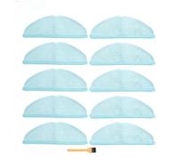 Lagomloot Cuscinetti per mocio, in microfibra, con spazzola di pulizia, per robot aspirapolvere Conga 8090 Ultra 9090 AI, modelli Cecotec, design riutilizzabile