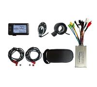 Lagomloot Ebike Scooter Controller EN05, 17A Tre Modalità Display LCD con USB per 250W 350W Motore, Alloggiamento in Metallo 95x53x30mm
