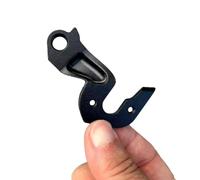 Lagomloot Gancio per deragliatore posteriore per bici da strada, in lega di alluminio, per Orbea, Orca, OMR Aero, distanza tra i fori di 23 mm, colore: nero