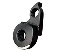 Lagomloot Gancio per deragliatore posteriore per bicicletta, in lega di alluminio CNC, per montaggio su asse passante Thomson, distanza tra i fori di 28 mm, colore nero