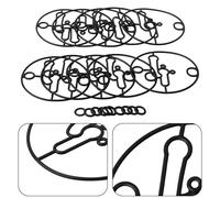 Lagomloot Guarnizione serbatoio carburatore, compatibile con & 698781 per modelli di motore 3500+, confezione da 10 guarnizioni in gomma