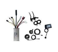 Lagomloot Kit controller per bici elettrica, 36 V/48 V, 500 W, 22 A, con display OMT-M3, impermeabile, per conversione bici elettrica con leve acceleratore e freno