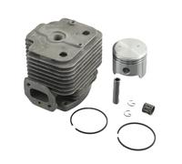 Lagomloot Kit guarnizioni cilindro e pistone da 48 mm, compatibile con motore 1E48F 48F 63CC 6300 2, per parti di spazzole per trapano a coclea di terra