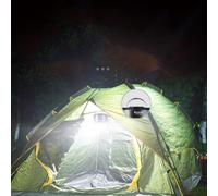 Lagomloot Lampada frontale a LED ricaricabile, 5 W, USB-C, con clip, con magnete, per campeggio, corsa, pesca, 280 lumen, lampada da lavoro luminosa