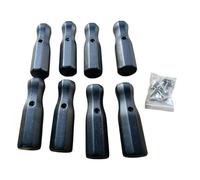 Lagomloot Maniglie per biliardino, 8 pezzi, in legno massello, antiscivolo, con viti per aste da 16 mm, estremità di ricambio per giochi da tavolo da calcio