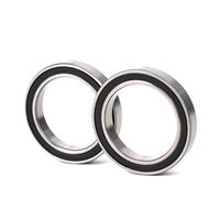 Lagomloot Movimento centrale cuscinetto 6806-2RS in acciaio sigillato cartuccia 30 x 42 x 7 mm per FSA, confezione da 2, argento