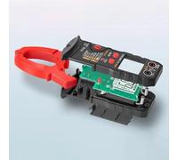 Lagomloot Multimetro digitale a pinza AC 600A TRMS con gamma automatica, NCV, temperatura, capacità, frequenza, resistenza, continuità e diodo