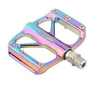 Lagomloot Pedali per bici in lega di alluminio, cuscinetti sigillati, piattaforma antiscivolo per pendolari bici pieghevoli, robusti e resistenti all'usura, 102 x 95 mm, coppia