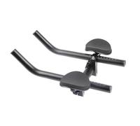 Lagomloot per Aero per TT Manubrio, Alluminio Regolabile per TRIATHLON Bar per Strada e Mountain Bike, Nero 22mm-26.5mm