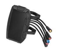 Lagomloot Per smartgyro Crossover Dual Max Scooter Elettrico Strumento Display 121 x 69,7 mm Metro in Plastica con Cavo 169 mm, Nero