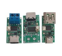 Lagomloot Rilevatore di trigger USB-C PD, modulo di sondaggio di ricarica rapida da 100 W con indicatore di tensione per test fai da te ZY12PDN