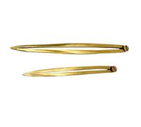 Lagomloot Strumento divisore in ottone massiccio, 168 mm dritto per compasso per architetti, ingegneri e studenti, strumento di misurazione con finitura dorata resistente alla ruggine