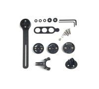 Lagomloot Supporto per computer da bici in carbonio 3K, compatibile con Garmin per Edge 1030/1000/800/510/500, Wahoo, Bryton, Giant, per iGPSPORT per Action Camera