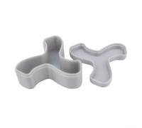 Lagomloot Supporto per elica per DJI NEO 2, custodia antipolvere per lame, protezione in plastica ABS, design adatto ai viaggi, adatto a 4 oggetti di scena, 14 x 8 x 3,3 cm, grigio, Compatto e leggero