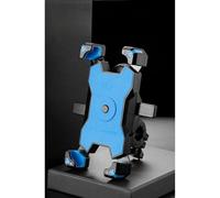 Lagomloot Supporto per telefono da bicicletta, blocco automatico, antifurto, per telefoni da 7,5 a 9,5 cm, per una vestibilità versatile per veicoli elettrici e moto
