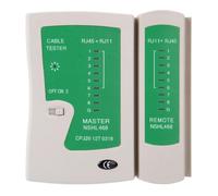 Lagomloot Tester per cavi di rete, per rilevatore di linea telefonica LAN RJ45 RJ11 con indicatori LED, continuità multifunzionale per cavi Ethernet