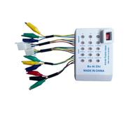Lagomloot Tester per controller motore brushless per bici elettrica, strumento diagnostico sensore Hall angolo di fase 24 V-72 V, alloggiamento in ABS per bici elettrica e scooter