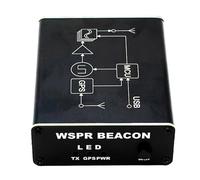 Lagomloot Trasmettitore SI5351 WSPR, TCXO GPS Posizionamento automatico QTH 1-30MHz 23dBm, per antenna attiva SMA Alimentazione USB