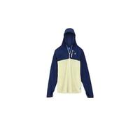 Lagoped phantom hoodie blue white unisex technical fleece