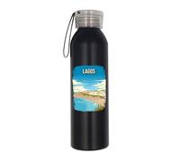 Lagos Portugal Coast Travel Destination Borraccia termica, in acciaio inox