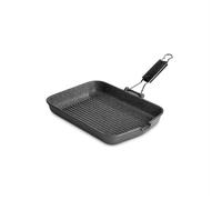 Lagostina, Speciali, Grill Antiaderente 24x36cm manico pieghevole, Alluminio