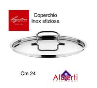 LAGOSTINA COPERCHIO INOX LUCIDO MOD. SFIZIOSA VARIANTI