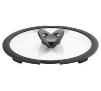 Lagostina Coperchio pentola Vetro (26cm) INGENIO Trasparente e Grigio