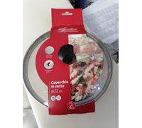 Lagostina Coperchio pentola Vetro Con Valvola Sicurezza (22cm) Trasparente