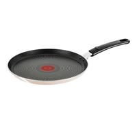 Lagostina Crepiera Multiuso Antiaderente, Padella Pancake, RivestimentoTitanium Easy, Indicatore di Calore, Fondo speciale con Ricette, 28 cm, Adatto a gas e forno (<175°), Lavabile in Lavastoviglie